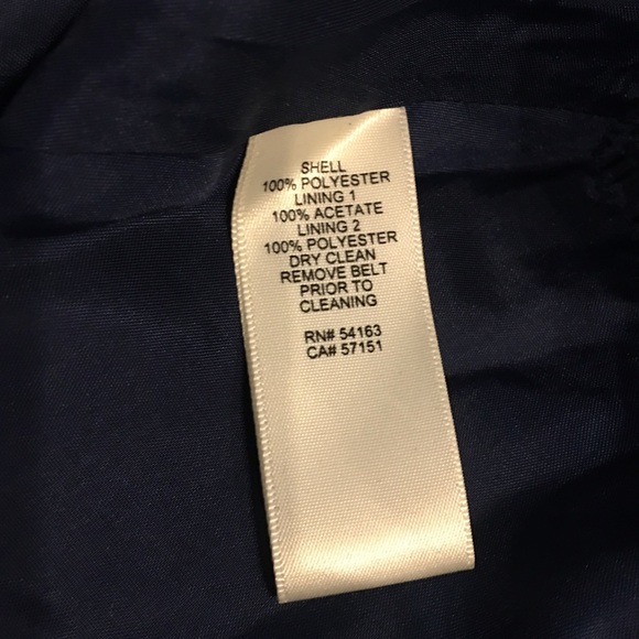 Eliza J | Navy Floral Pleated Fit Flare Dress 6P - Picture 6 of 8